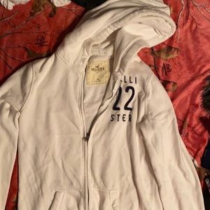 Hollister zip up cropped jacket